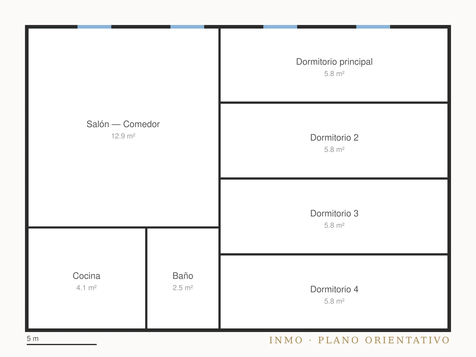 Villa Mirador del Portitxol — Plano