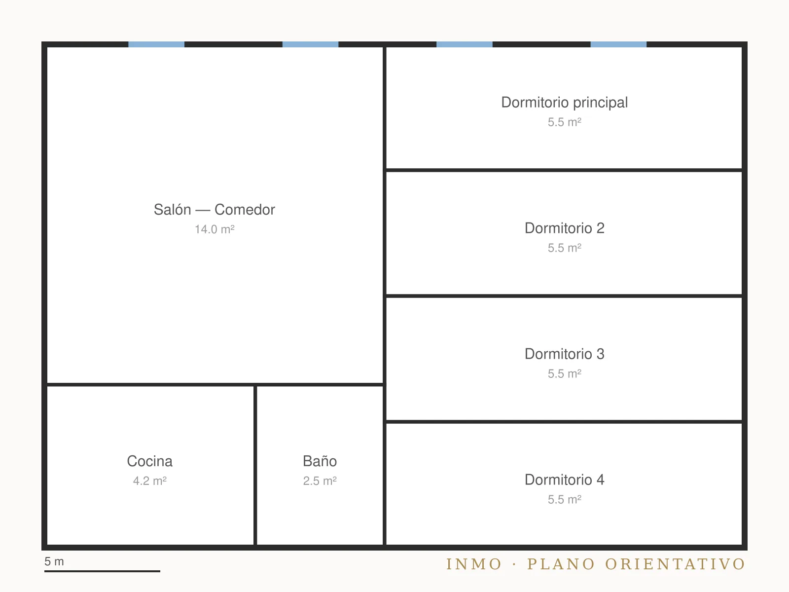 Villa Les Rotes frente al mar — Plano